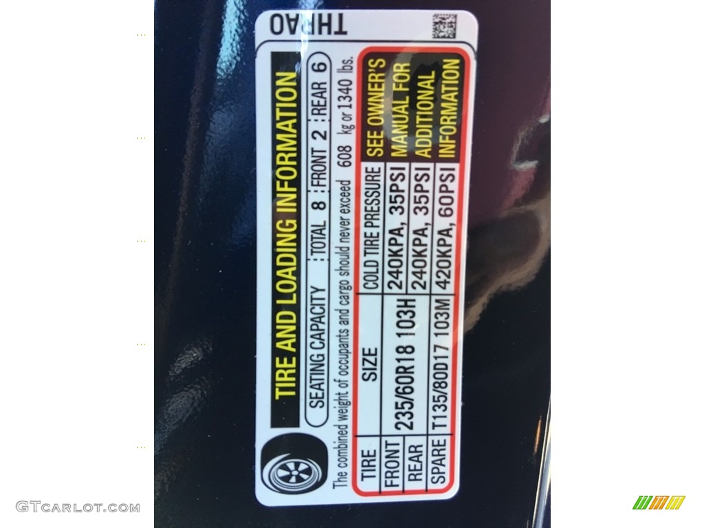 2019 Odyssey EX-L - Obsidian Blue Pearl / Gray photo #34