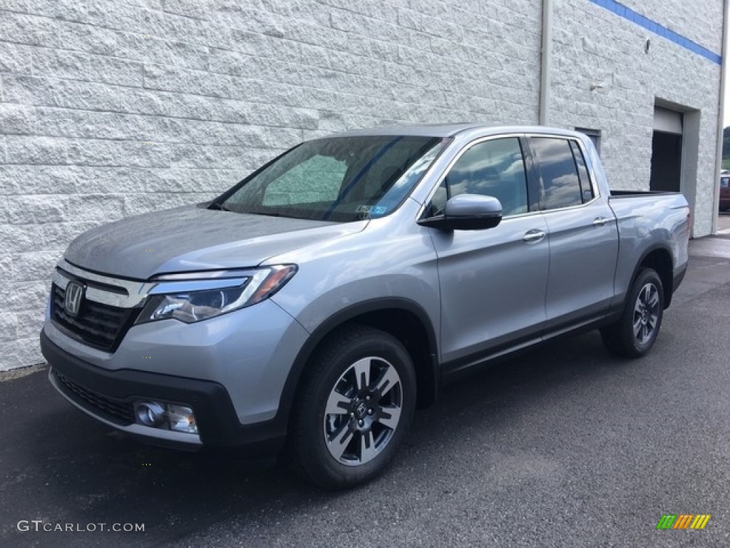 Lunar Silver Metallic 2019 Honda Ridgeline RTL-E AWD Exterior Photo #128016253