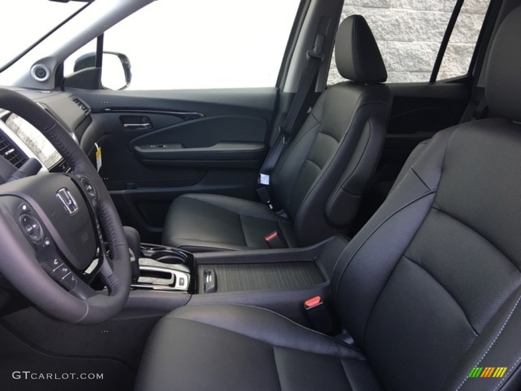 Black Interior 2019 Honda Ridgeline RTL-E AWD Photo #128016337