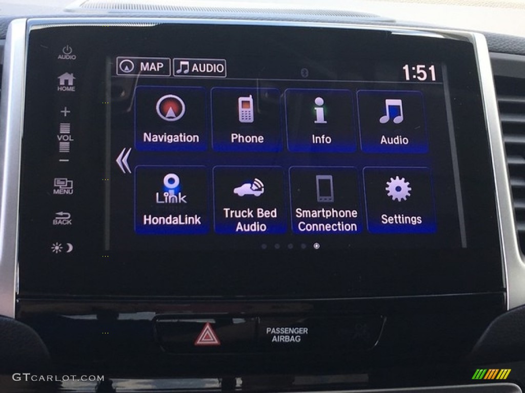 2019 Honda Ridgeline RTL-E AWD Controls Photo #128016430