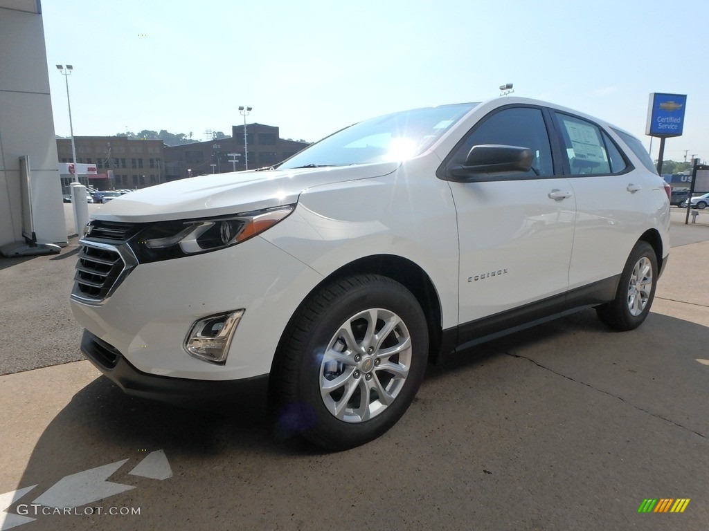 2019 Equinox LS - Summit White / Medium Ash Gray photo #8