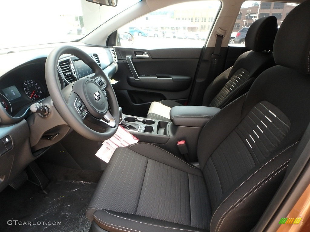 Black Interior 2019 Kia Sportage LX AWD Photo #128020192