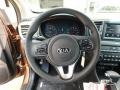 Black 2019 Kia Sportage LX AWD Steering Wheel