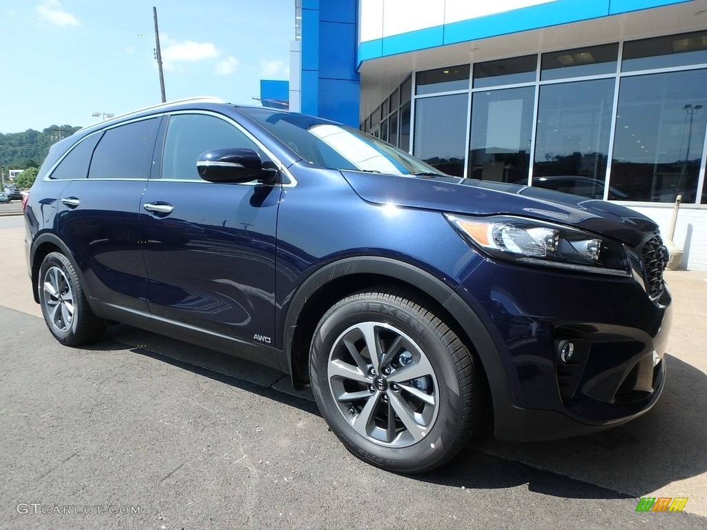 Blaze Blue 2019 Kia Sorento EX V6 AWD Exterior Photo #128021195