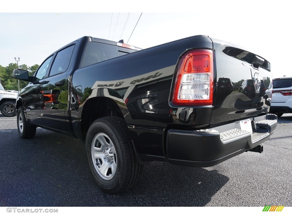 2019 1500 Tradesman Crew Cab 4x4 - Diamond Black Crystal Pearl / Black photo #15