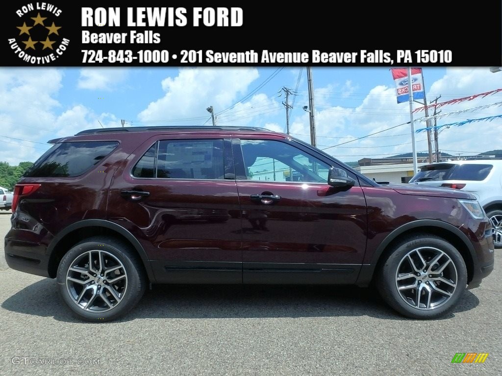2018 Explorer Sport 4WD - Burgundy Velvet / Ebony Black photo #1
