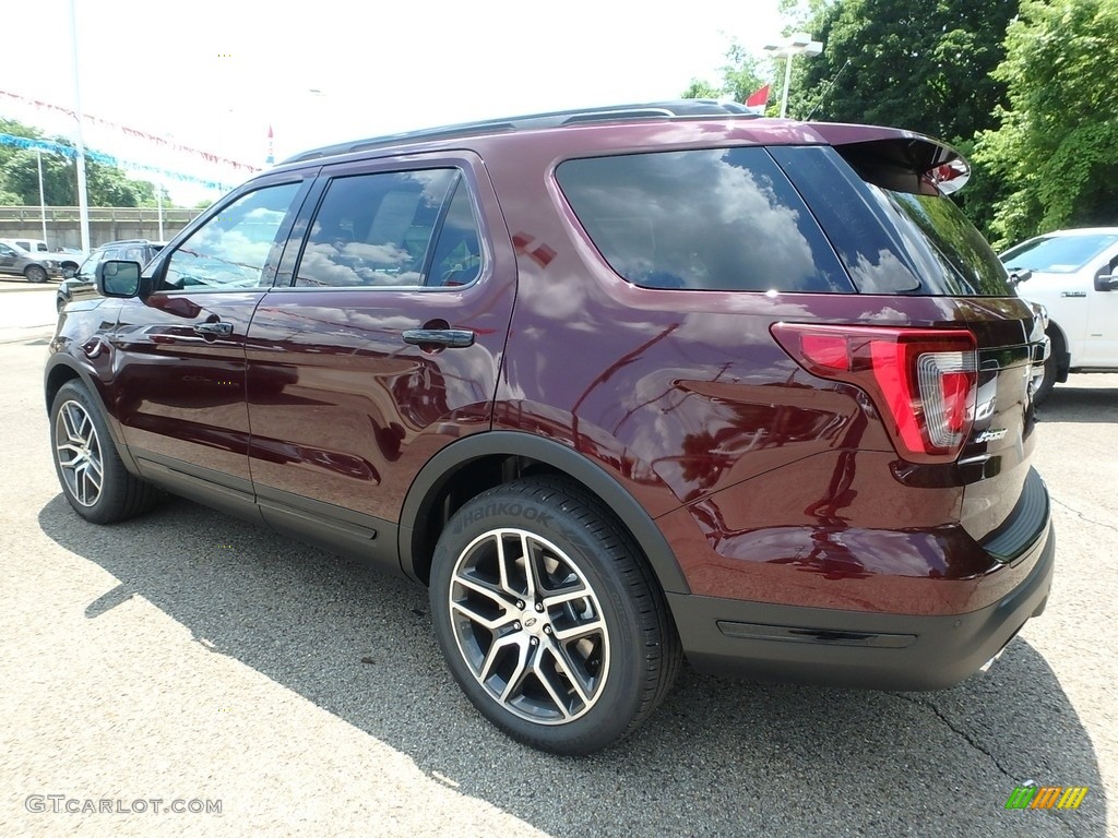 2018 Explorer Sport 4WD - Burgundy Velvet / Ebony Black photo #5