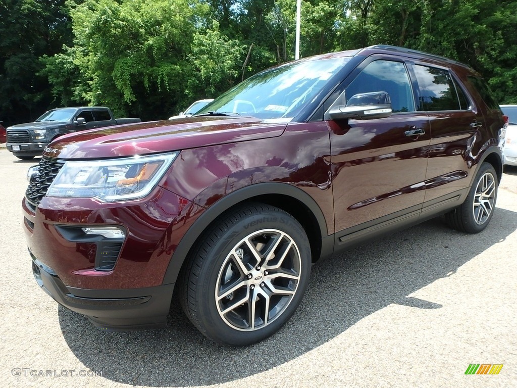 2018 Explorer Sport 4WD - Burgundy Velvet / Ebony Black photo #7