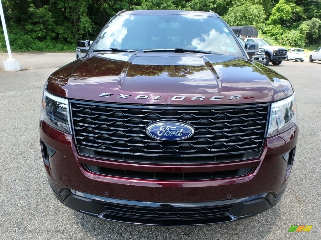 2018 Explorer Sport 4WD - Burgundy Velvet / Ebony Black photo #8