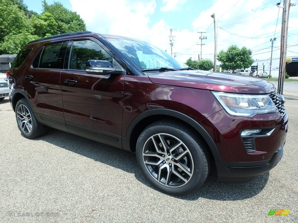 2018 Explorer Sport 4WD - Burgundy Velvet / Ebony Black photo #9