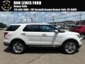 2018 White Platinum Ford Explorer Limited 4WD  photo #1