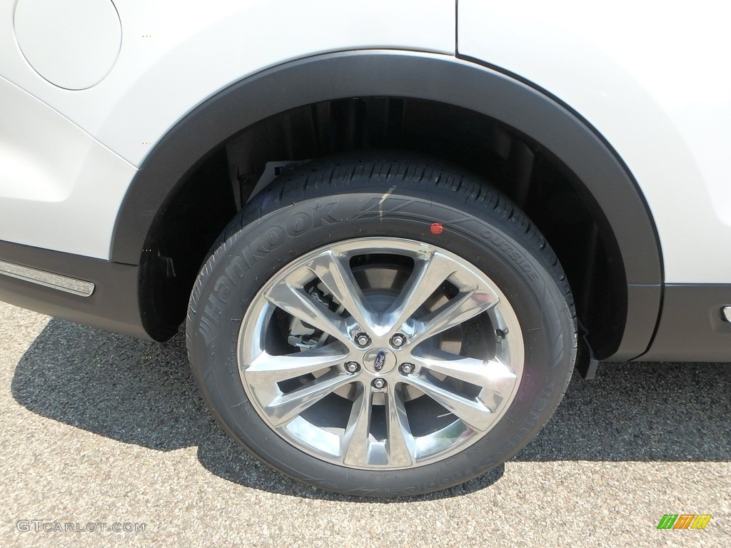 2018 Explorer Limited 4WD - White Platinum / Ebony Black photo #2