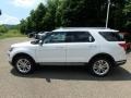 2018 White Platinum Ford Explorer Limited 4WD  photo #6