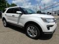 2018 White Platinum Ford Explorer Limited 4WD  photo #9