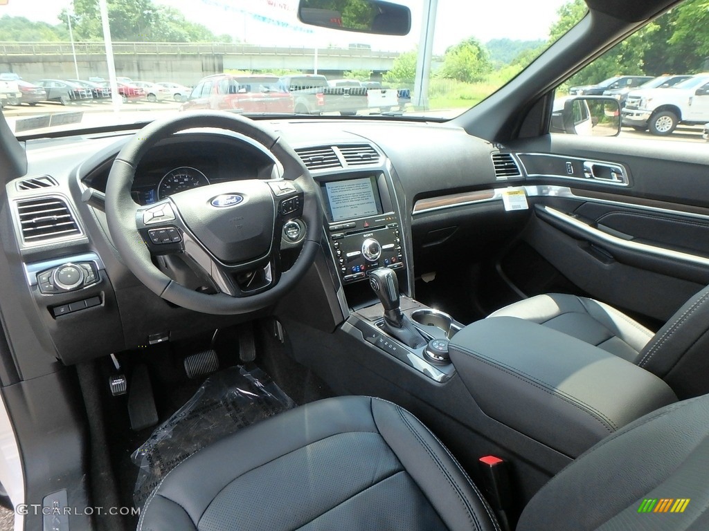2018 Explorer Limited 4WD - White Platinum / Ebony Black photo #13