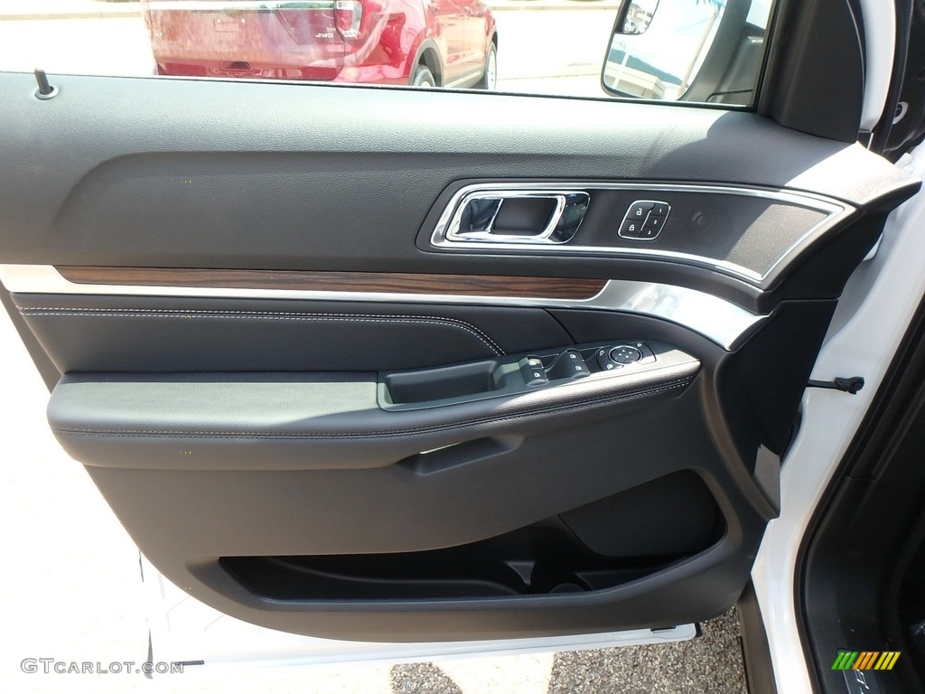 2018 Explorer Limited 4WD - White Platinum / Ebony Black photo #14