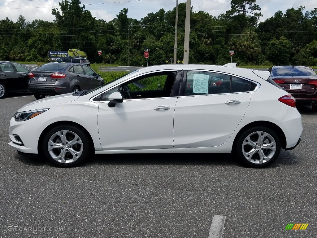 Summit White 2018 Chevrolet Cruze Premier Hatchback Exterior Photo #128030606