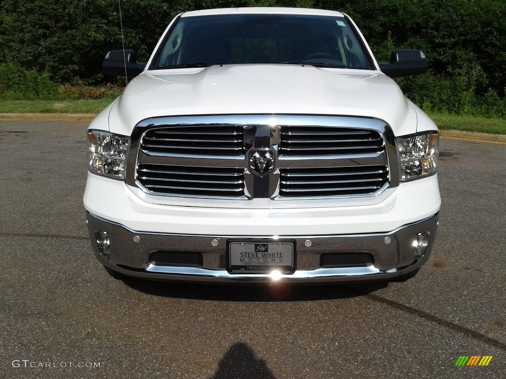 2018 1500 Big Horn Crew Cab 4x4 - Bright White / Black/Diesel Gray photo #3