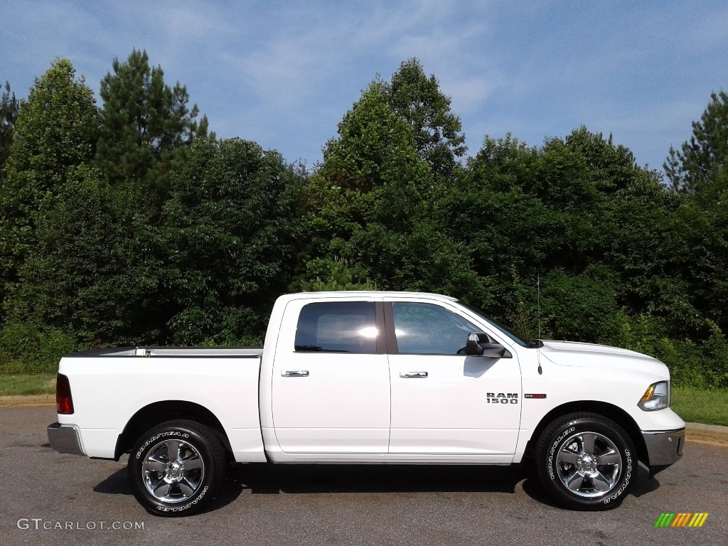 2018 1500 Big Horn Crew Cab 4x4 - Bright White / Black/Diesel Gray photo #5