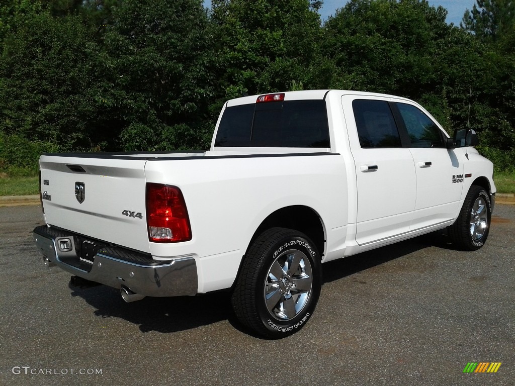 2018 1500 Big Horn Crew Cab 4x4 - Bright White / Black/Diesel Gray photo #6