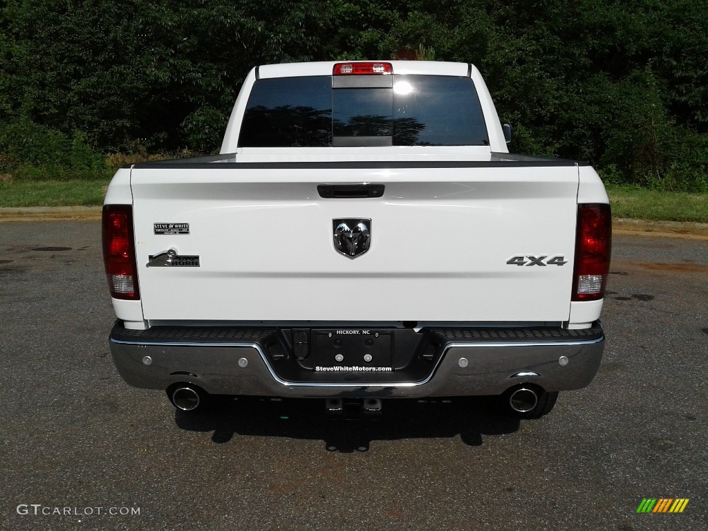 2018 1500 Big Horn Crew Cab 4x4 - Bright White / Black/Diesel Gray photo #7