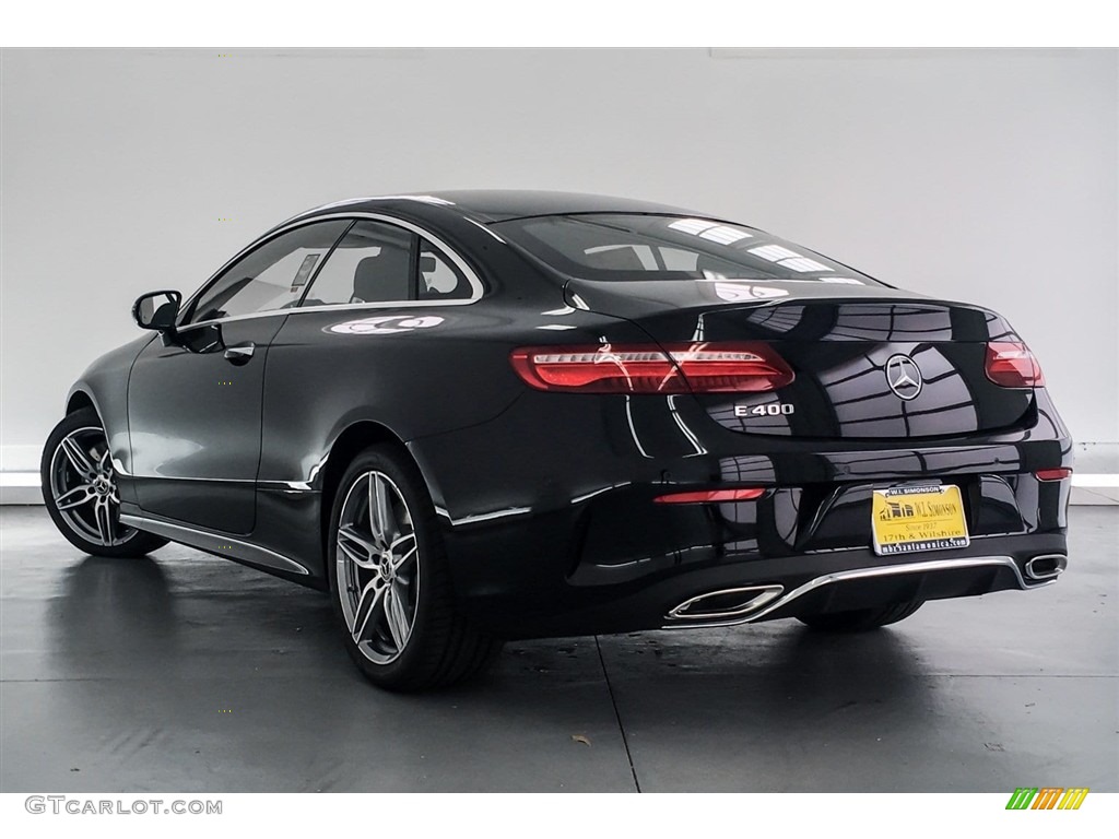 2018 E 400 Coupe - Black / Black photo #3