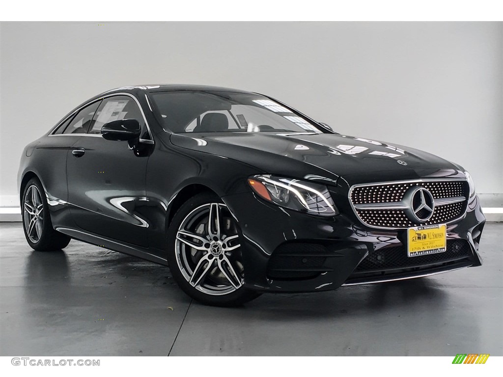 2018 E 400 Coupe - Black / Black photo #12