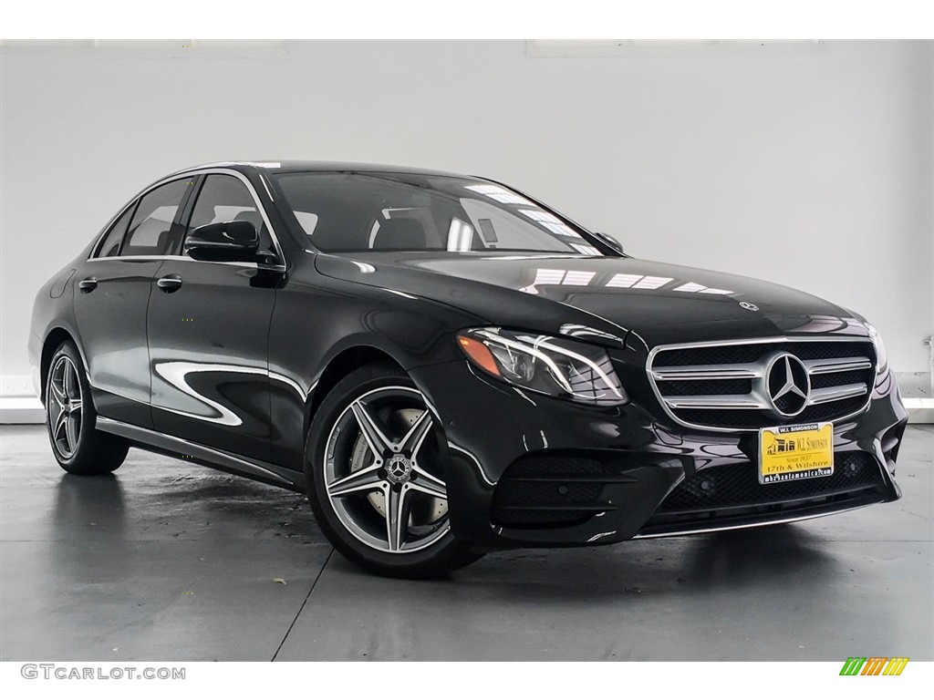 2018 E 300 Sedan - Obsidian Black Metallic / Black photo #12