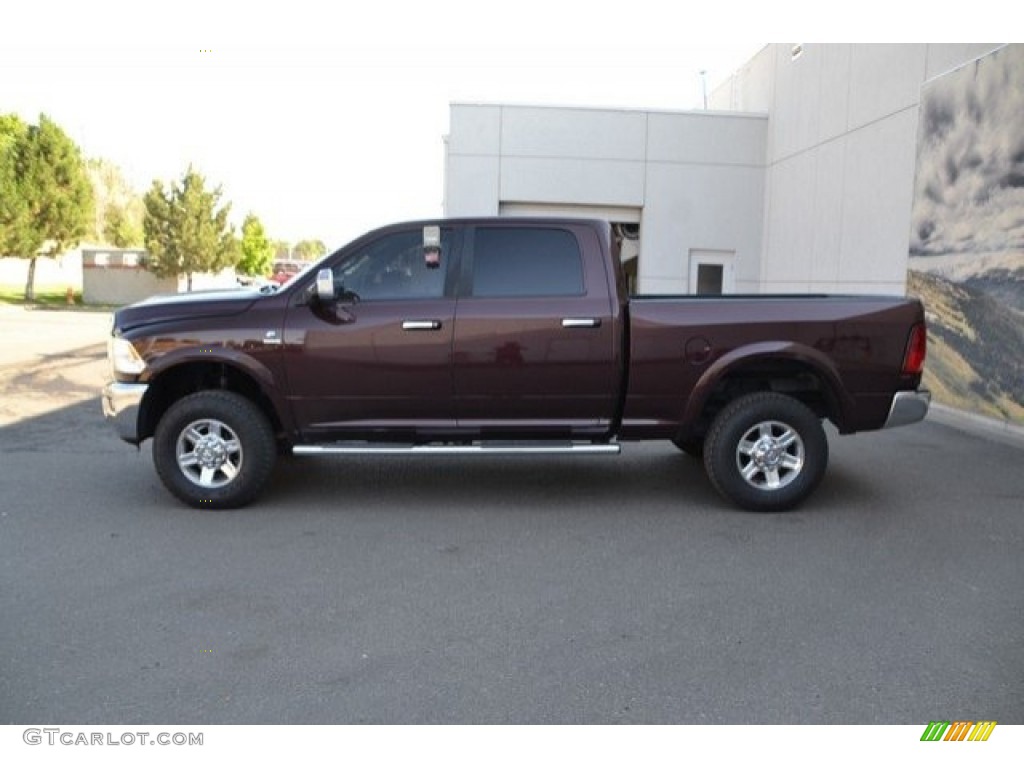 2012 Ram 2500 HD Laramie Crew Cab 4x4 - Deep Molten Red Pearl / Dark Slate photo #4