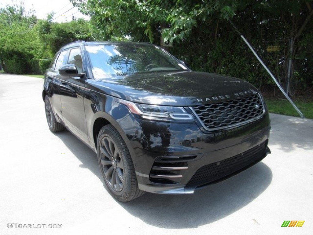 2018 Range Rover Velar R Dynamic SE - Santorini Black Metallic / Ebony photo #2