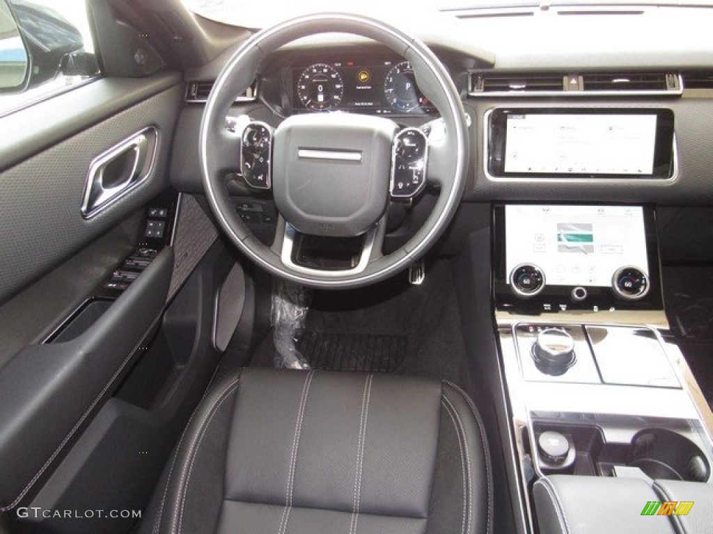 2018 Range Rover Velar R Dynamic SE - Santorini Black Metallic / Ebony photo #14