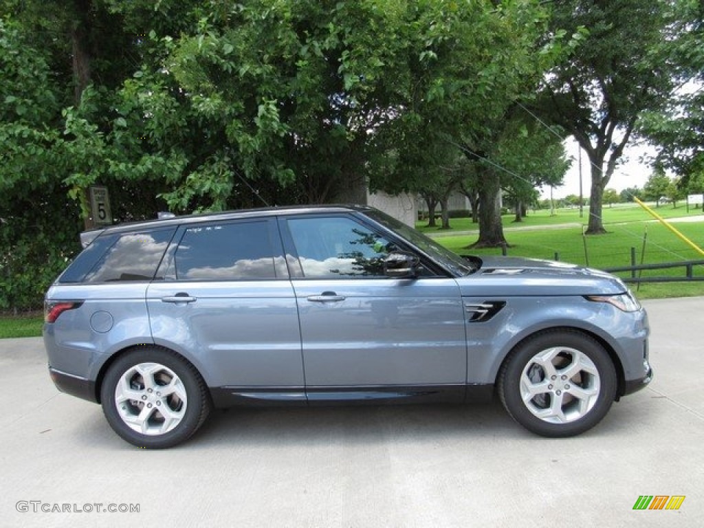 Byron Blue Metallic 2018 Land Rover Range Rover Sport HSE Exterior Photo #128035415