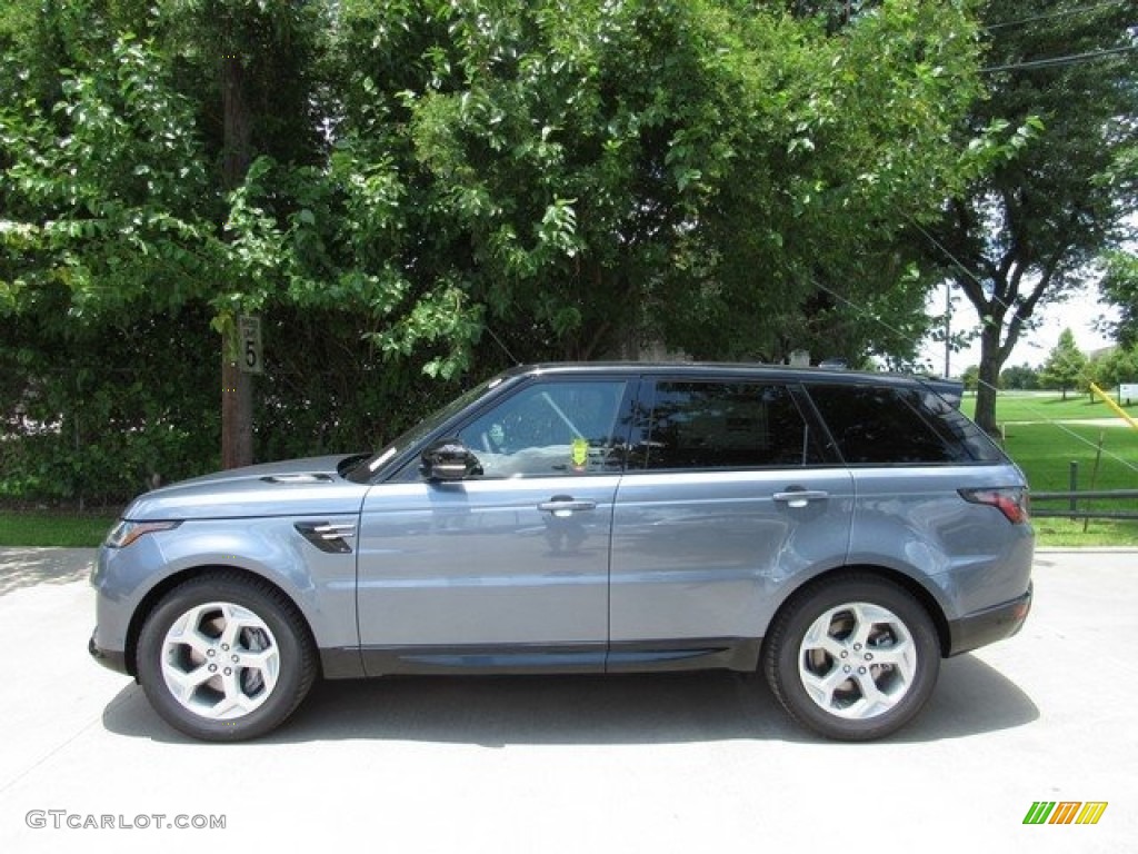 Byron Blue Metallic 2018 Land Rover Range Rover Sport HSE Exterior Photo #128035442
