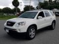 2012 Summit White GMC Acadia SLT AWD  photo #1