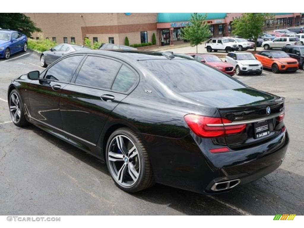 2018 7 Series M760i xDrive Sedan - Black Sapphire Metallic / Black photo #2