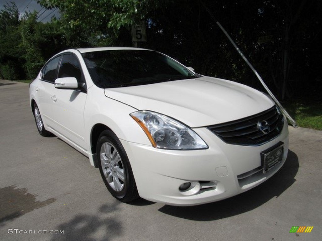 2010 Altima 2.5 SL - Winter Frost White / Charcoal photo #2