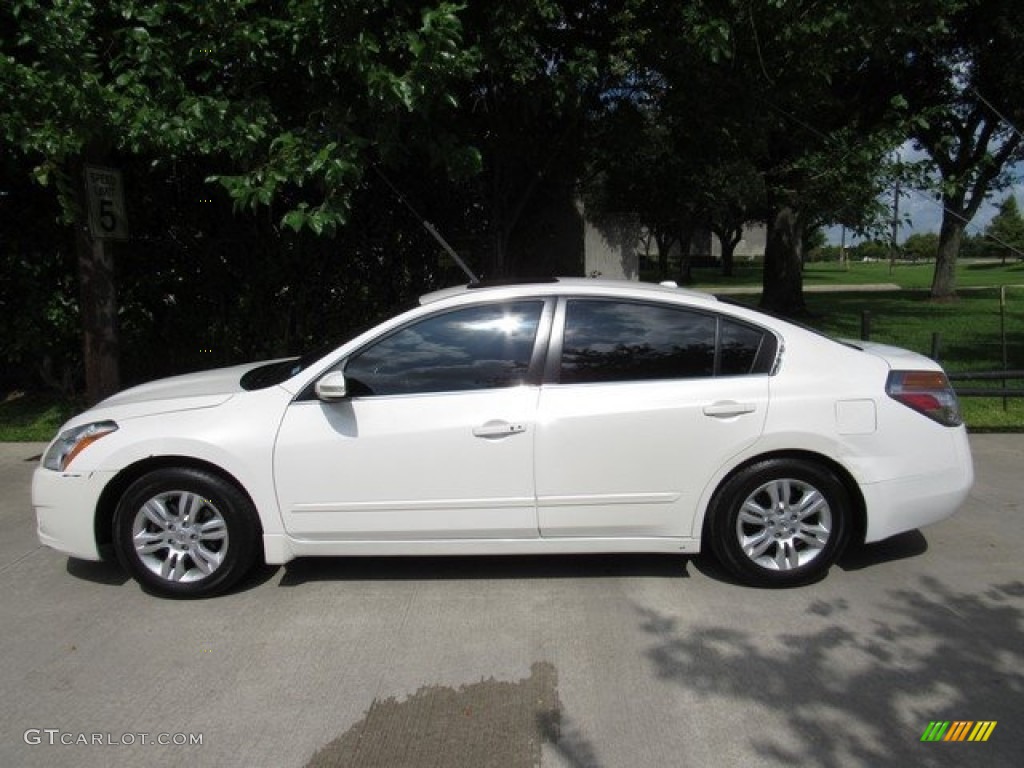 2010 Altima 2.5 SL - Winter Frost White / Charcoal photo #11