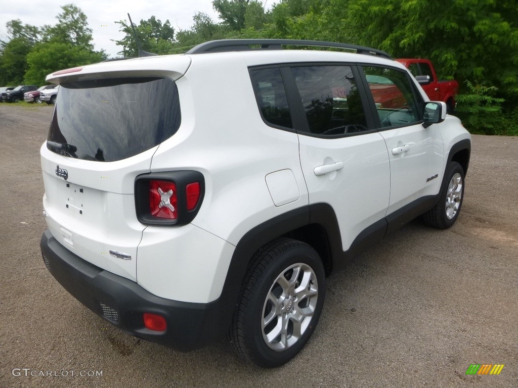 2018 Renegade Latitude 4x4 - Alpine White / Black photo #5