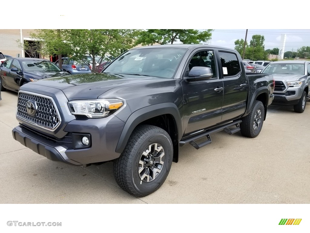 2018 Tacoma TRD Sport Double Cab 4x4 - Magnetic Gray Metallic / Graphite w/Gun Metal photo #1
