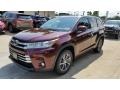 2018 Ooh La La Rouge Mica Toyota Highlander XLE AWD  photo #1