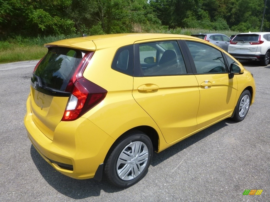 2019 Helios Yellow Pearl Honda Fit LX 128037566 Photo 5 GTCarLot