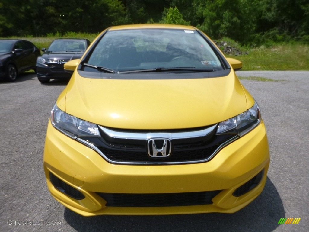 2019 Helios Yellow Pearl Honda Fit LX 128037566 Photo 7 GTCarLot
