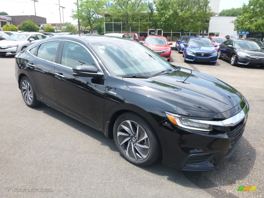 Crystal Black Pearl 2019 Honda Insight Touring Exterior Photo #128043991