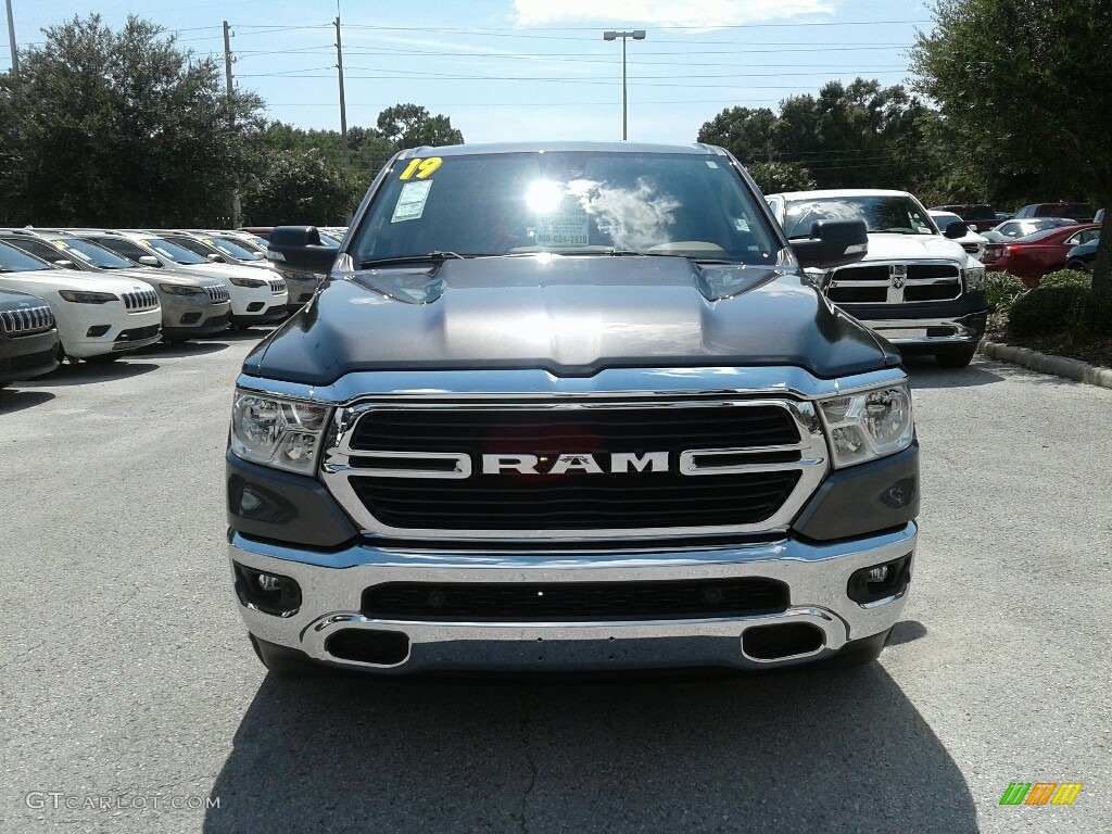 2019 1500 Big Horn Quad Cab - Granite Crystal Metallic / Mountain Brown/Light Frost Beige photo #8