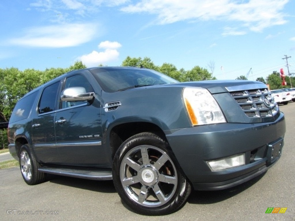 2010 Escalade ESV Luxury AWD - Stealth Gray / Ebony photo #2