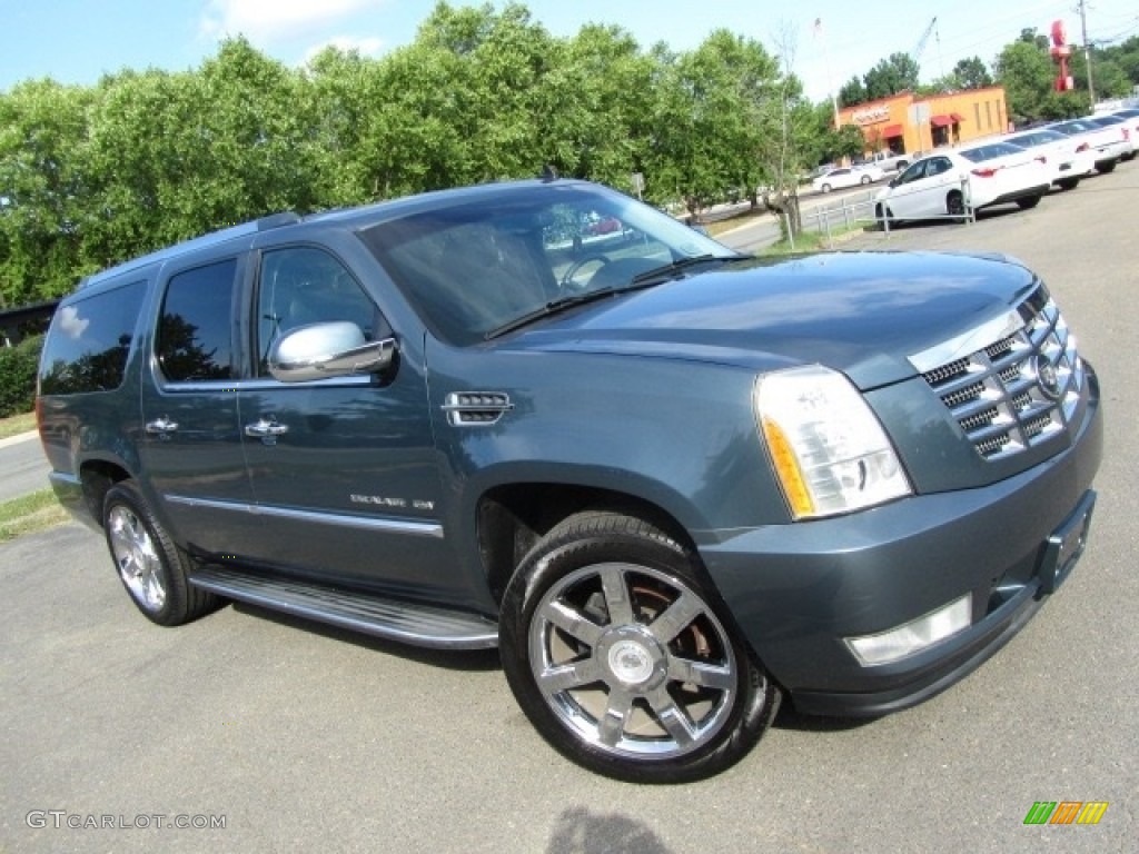 2010 Escalade ESV Luxury AWD - Stealth Gray / Ebony photo #3