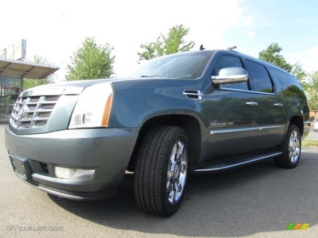 2010 Escalade ESV Luxury AWD - Stealth Gray / Ebony photo #6