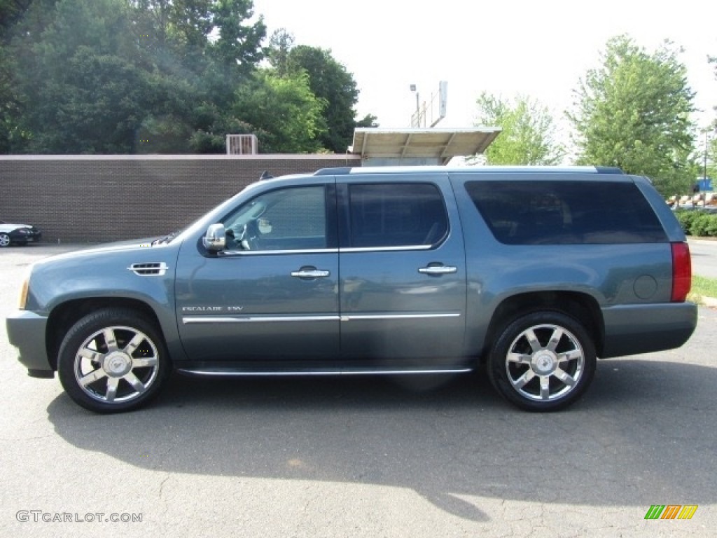 2010 Escalade ESV Luxury AWD - Stealth Gray / Ebony photo #7