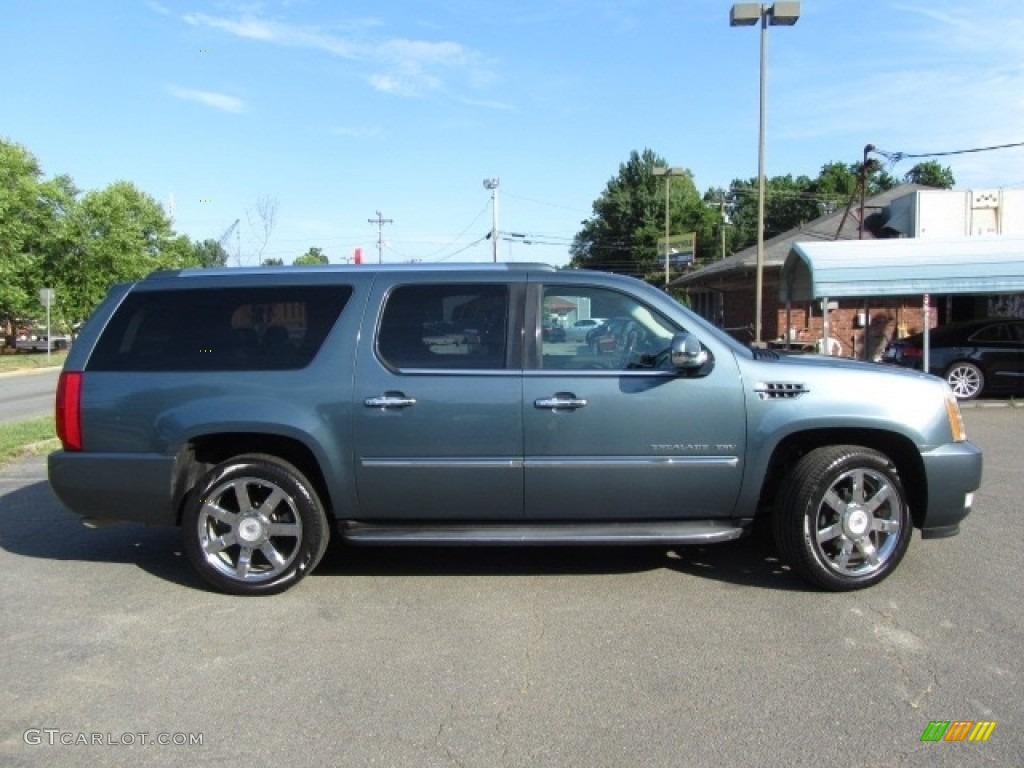 2010 Escalade ESV Luxury AWD - Stealth Gray / Ebony photo #11
