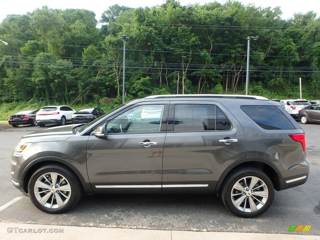 2018 Explorer Limited 4WD - Magnetic Metallic / Ebony Black photo #6